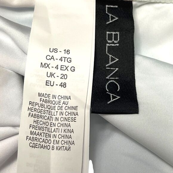 NWT LA BLANCA Eclectic Hipster Swim Bikini Bottoms 16 - Picture 6 of 7